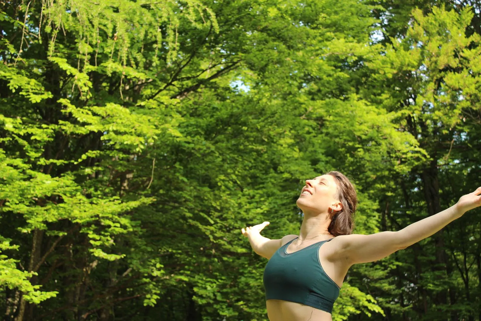 Yoga nel bosco